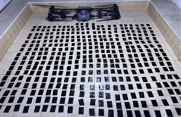 الجيش يحبط محاولة تهريب مواد مخدرة بواسطة طائرة مسيّرة