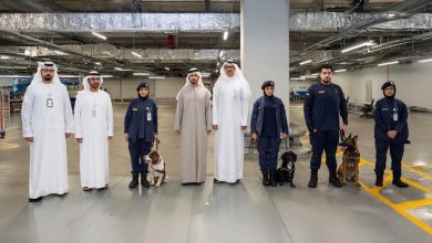 بالصور.. رئيس جهاز مكافحة المخدرات يتفقد منظومة التفتيش بمطار زايد الدولي