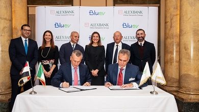 بنك الإسكندرية يوقع مذكرة تفاهم مع شركة «بلو إي ڤي» لتمويل الدراجات الكهربائية