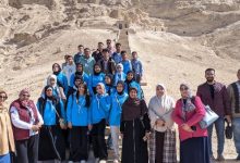 جوالة أسيوط يشاركون في رحلة لآثار الهمامية ودير الأنبا هيرمينا السائح بالبداري