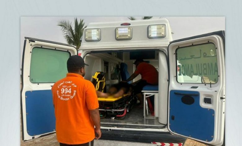 حرس الحدود بالمدينة المنورة ينقذ مواطنًا من الغرق أثناء ممارسة السباحة