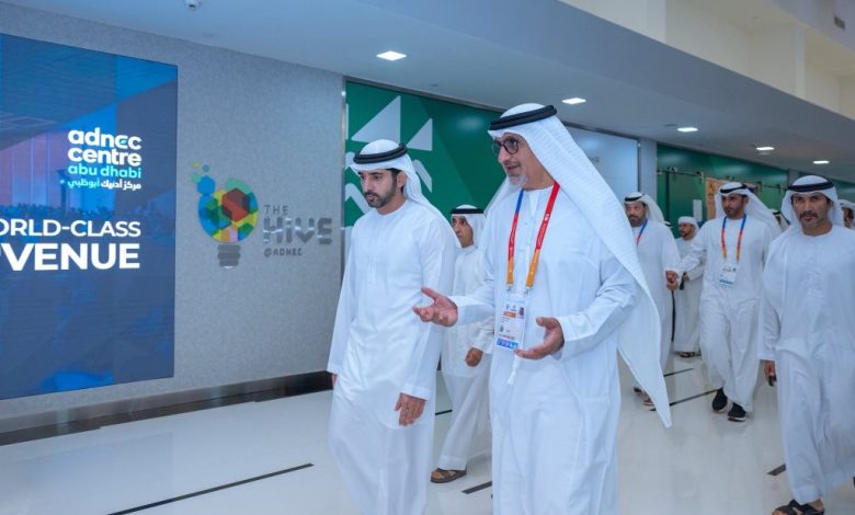 حمدان بن محمد يشهد جانبا من منافسات "ألعاب الماسترز أبوظبي 2026"