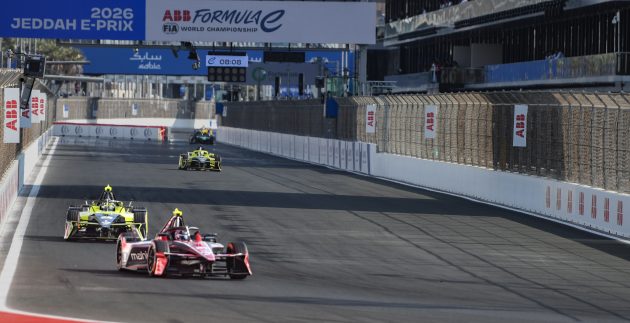 دا كوستا بطلاً للجولة الخامسة من بطولة العالم “إي بي بي فوروملا إي” لعام 2026 بجدة (بعدسة خالد السفياني)