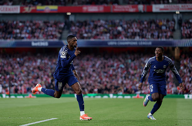 ديمبيلي ينتقد أداء باريس سان جيرمان بعد الخسارة أمام رين