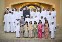 رئيس الدولة يزور الشاعر سيف سالم المنصوري في منزله