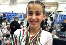 زين العضايلة تحصد الذهبية في بطولة الأردن للجمباز