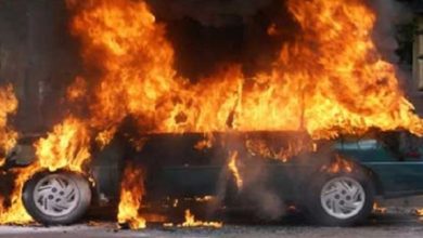 سيدة تشعل النيران في سيارة ملاكي داخل جراج بالهرم