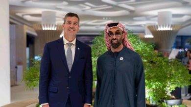 طحنون بن زايد يستقبل رئيس جمهورية الباراغواي