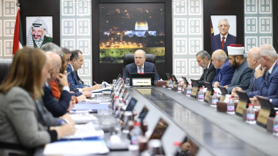 مجلس الوزراء الفلسطيني: حراك دبلوماسي لإنهاء الاحتلال وخطط استراتيجية للأمن الغذائي وتنظيم الأسواق