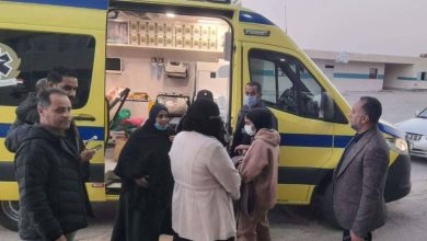 مستشفى الشيخ زويد يستقبل مصابا ومريضة فلسطينيين قادمين من معبر رفح البري