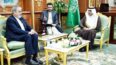 نائب رئيس مجلس الشورى يلتقي رئيس لجنة الأمن القومي والسياسة الخارجية لمجلس الشورى الإيراني