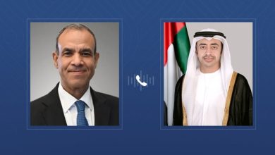 هاتفياً.. عبدالله بن زايد يبحث العلاقات الأخوية والأوضاع الإقليمية مع وزير الخارجية المصرية